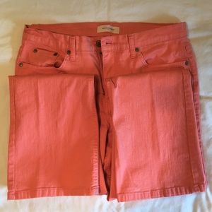 Coral Jacklyn Smith Stretch Jeans